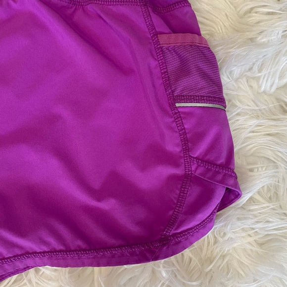 Athleta womens athletic running shorts size S Fuschia ready set go summer - Picture 10 of 16